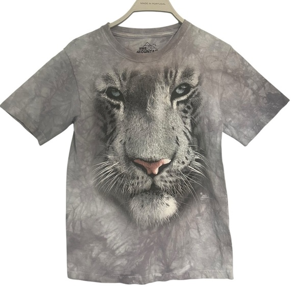 The Mountain Gray Tiger Graphic T-Shirt Large - Picture 5 of 10